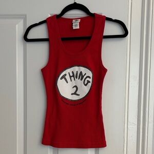 THING 2-Universal Studio Red Tank Top